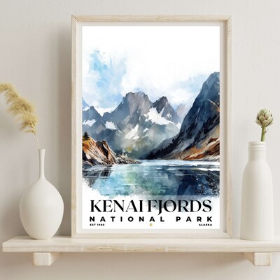 Kenai Fjords National Park Poster, Travel Art, Office Poster, Home Decor | S4 - image6